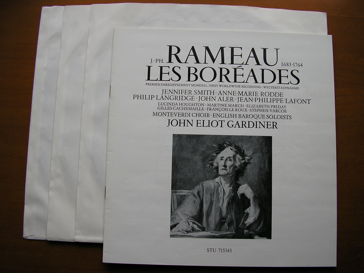 RAMEAU: LES BOREADES (1764) SOLOISTS / ENGLISH BAROQUE SOLOISTS / GARDINER 3LP STU 715343