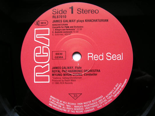 KHACHATURIAN: FLUTE CONCERTO / MUSIC FROM SPARTACUS / GAYANEH / MASQUERADE GALWAY / ROYAL PHILHARMONIC / WHUN CHUNG RL87010