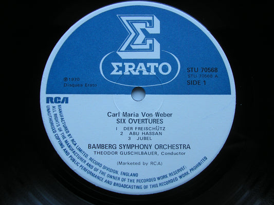 WEBER: SIX OVERTURES GUSCHLBAUER / BAMBERG SYMPHONY STU 70568