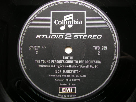BRITTEN: YOUNG PERSON'S GUIDE TO THE ORCHESTRA / PROKOFIEV: PETER & THE WOLF PORTER / ORCHESTRE DE PARIS / MARKEVITCH TWO 259