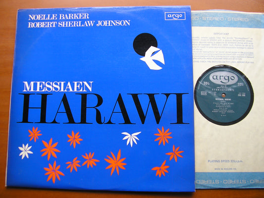 MESSIAEN: HARAWI       NOELLE BARKER / ROBERT SHERLAW JOHNSON      ZRG 606