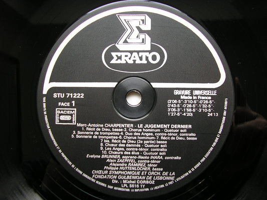 CHARPENTIER: LE JUGEMENT DERNIER / BEATUS VIR SOLOISTS / GULBENKIAN ORCHESTRA OF LISBON / CORBOZ STU 71222
