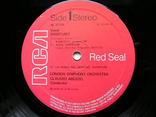 VERDI: OVERTURES ABBADO / LONDON SYMPHONY RL 31378