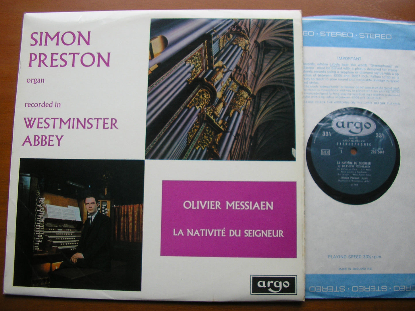 MESSIAEN: LA NATIVITE DU SEIGNEUR SIMON PRESTON ZRG 5447