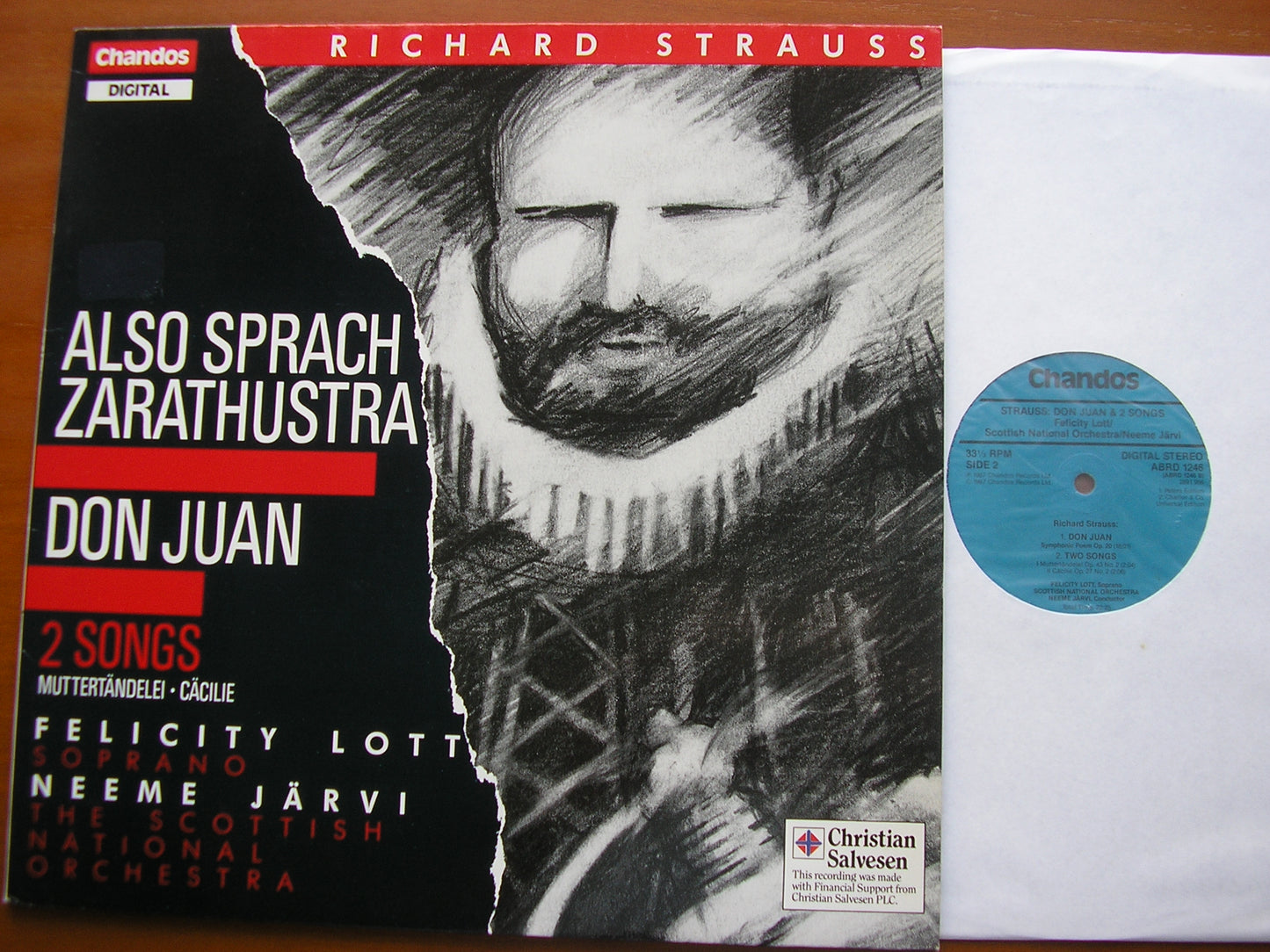 STRAUSS: ALSO SPRACH ZARATHUSTRA / DON JUAN / TWO SONGS LOTT / SCOTTISH NATIONAL ORCHESTRA / JARVI ABRD 1246