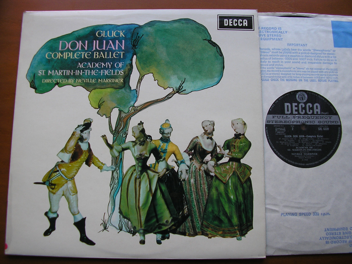 GLUCK: DON JUAN complete ballet 1761        MARRINER / ACADEMY OF ST MARTIN IN THE FIELDS      SXL 6339