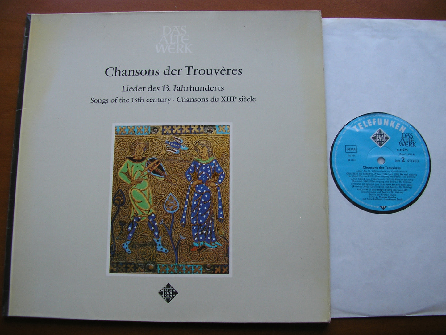 SONGS OF THE TROUVERES FROM THE 13th CENTURY       THE STUDIO OF EARLY MUSIC / BINKLEY    6.41275