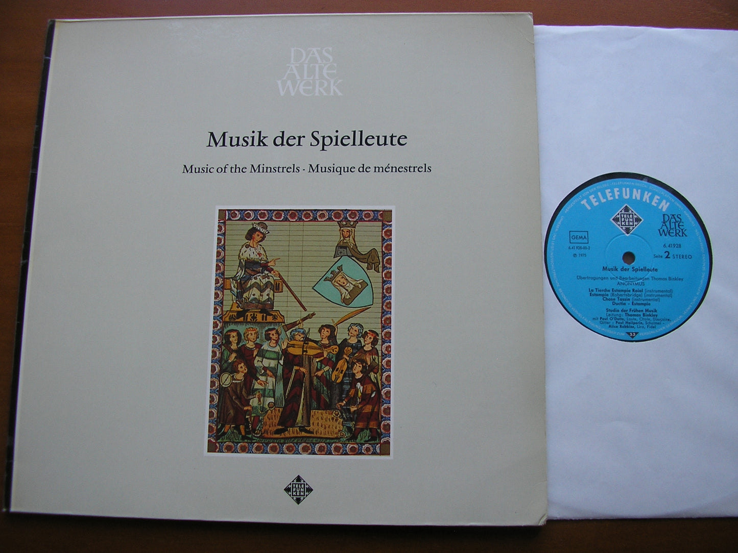 MUSIC OF THE MINSTRELS FROM THE 12th & 13th CENTURIES      THE STUDIO OF EARLY MUSIC / BINKLEY      6.41928