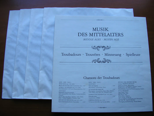 MUSIC OF THE MIDDLE AGES    BINKLEY / STUDIO DER FRUHEN MUSIK   DAS ALTE WERK 6.35412