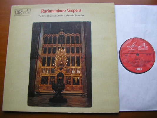 RACHMANINOV: VESPERS Op.37     KORKAN / OGNEVOI / USSR RUSSIAN CHORUS / SVESHNIKOV      ASD 2973