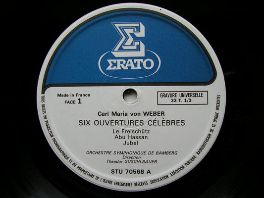 WEBER: SIX OVERTURES GUSCHLBAUER / BAMBERG SYMPHONY STU 70568