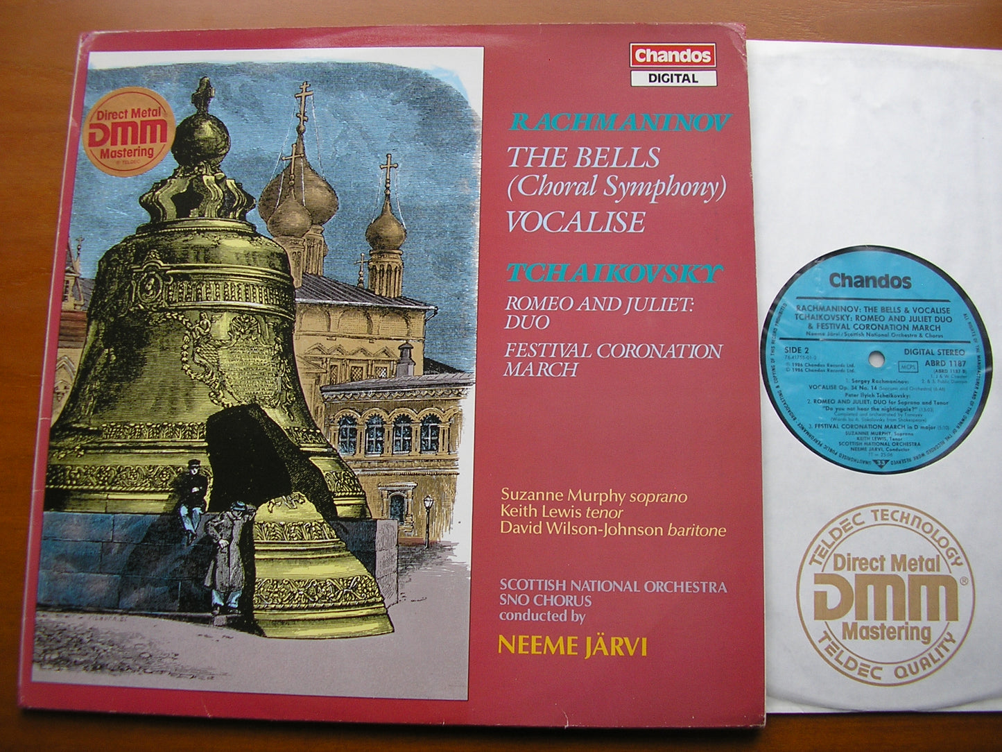 RACHMANINOV: THE BELLS / VOCALISE / TCHAIKOVSKY: ROMEO & JULIET DUO      SOLOISTS /  SCOTTISH NATIONAL ORCHESTRA & CHORUS / JARVI      ABRD 1187