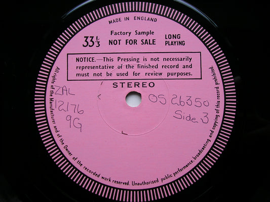 PUCCINI: LA BOHEME PAVAROTTI / FRENI / GHIAUROV / BERLIN PHILHARMONIC / KARAJAN 2LP test pressing SET 565-6