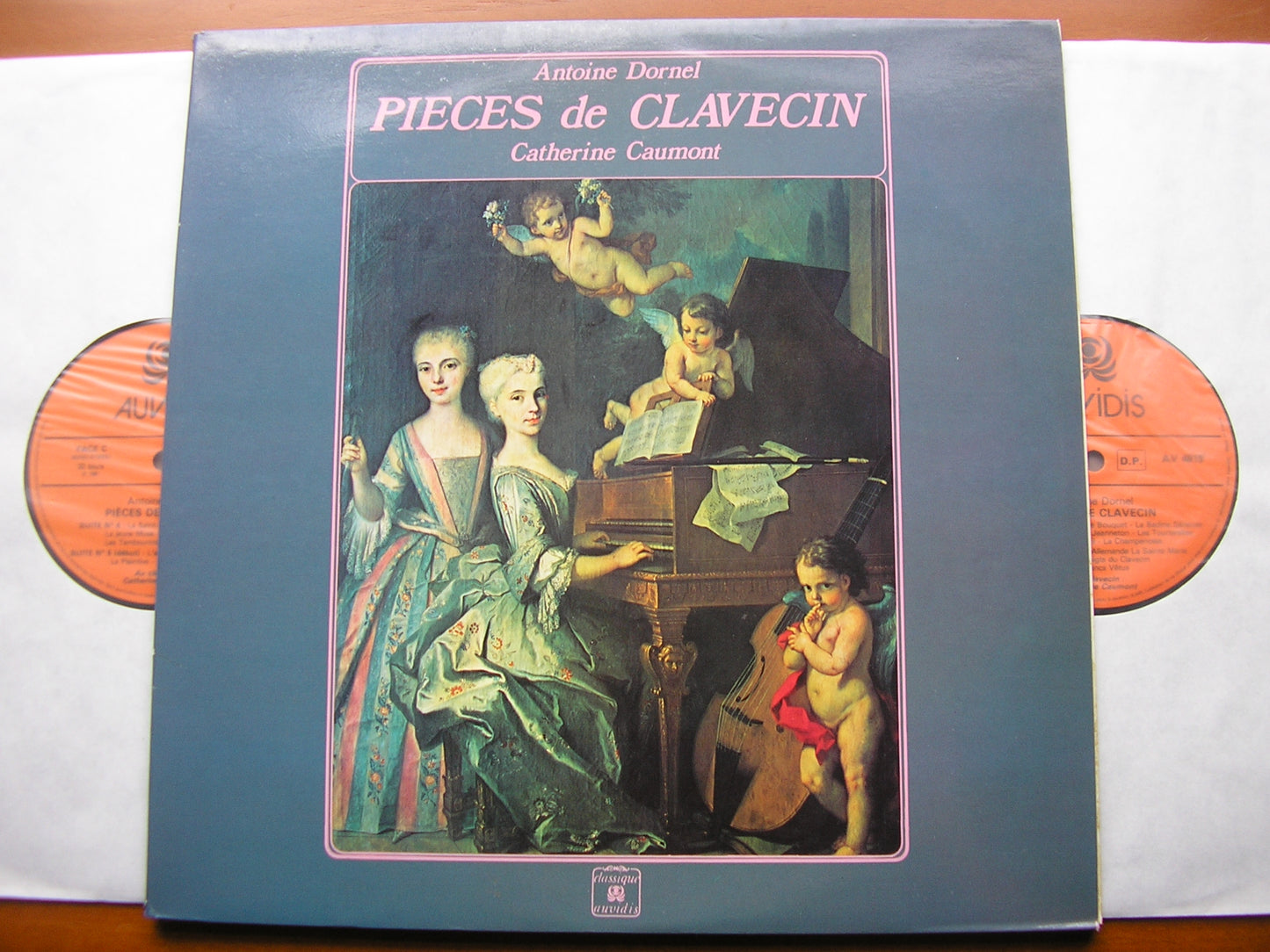 DORNEL: MUSIC FOR HARPSICHORD      CATHERINE CAUMONT    2LP    AV 4819