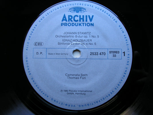 THE MANNHEIM SCHOOL: STAMITZ / HOLZBAUER / CANNABICH / RICHTER CAMERATA BERN / FURI 2533 470