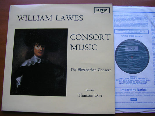 LAWES: CONSORT MUSIC     THE ELIZABETHAN CONSORT / DART      ZRG 555