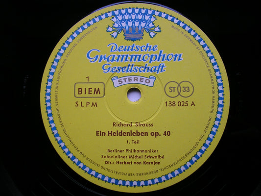 STRAUSS: EIN HELDENLEBEN       KARAJAN / BERLIN PHILHARMONIC     138 025