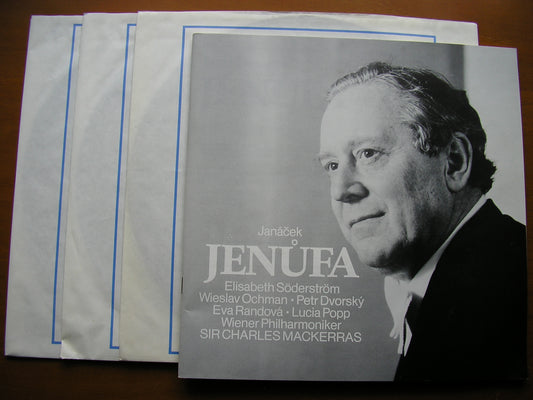 JANACEK: JENUFA SODERSTROM / OCHMAN / DVORSKY / POPP / VIENNA PHILHARMONIC / MACKERRAS 3LP D276D3