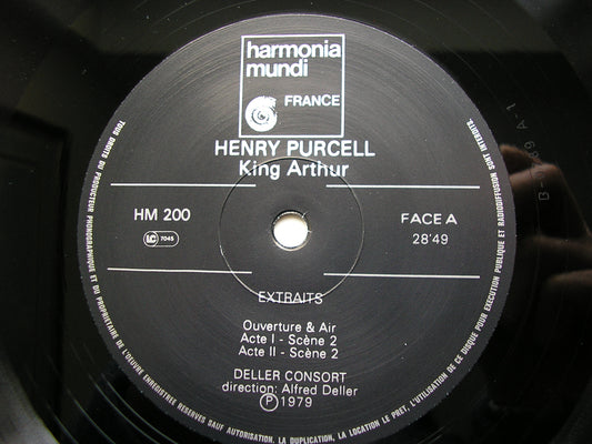 PURCELL: KING ARTHUR (1691) excerpts DELLER CONSORT / THE KING'S MUSICK / DELLER HM 200
