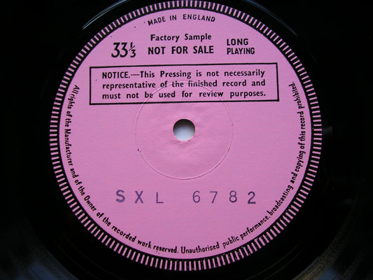 OVERTURES: VERDI / BEETHOVEN / BERLIOZ / GLINKA / BRAHMS / ROSSINI MAAZEL / CLEVELAND ORCHESTRA test pressing SXL 6782