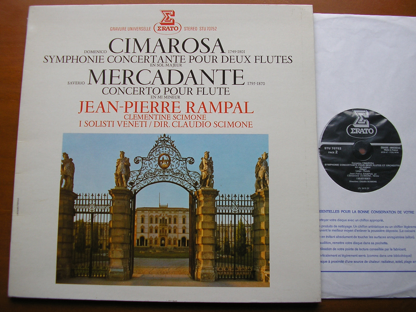CIMAROSA & MERCADANTE: MUSIC FOR FLUTE RAMPAL / SCIMONE / I SOLOISTI VENETI / SCIMONE STU 70752