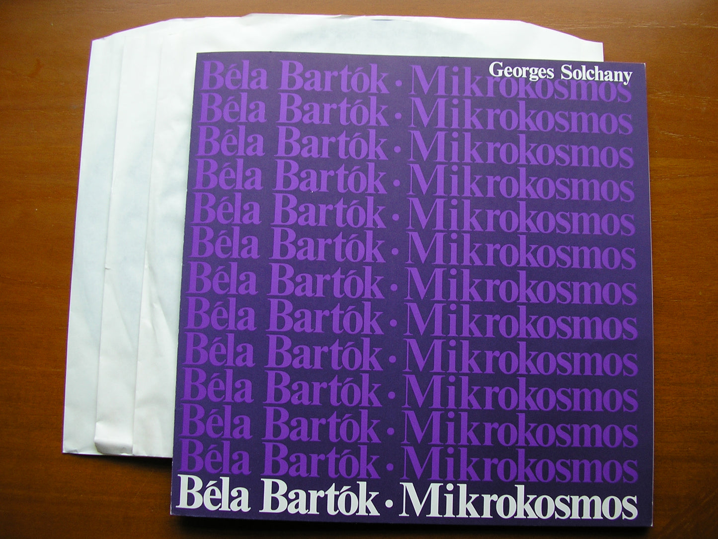 BARTOK: MIKROSMOS 153 PIANO PIECES in 6 VOLUMES (1926 - 1939) GEORGES SOLCHANY 3LP 181 14 001-3