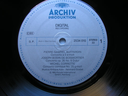 BUFFARDIN / QUENTIN / BLAVET / BOISMORTIER / CORRETTE: CONCERTOS        MUSICA ANTIQUA COLOGNE     2534 010