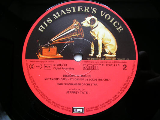 STRAUSS: METAMORPHOSEN / LE BOURGEOIS GENTILHOMME TATE / ENGLISH CHAMBER ORCHESTRA 27 0614