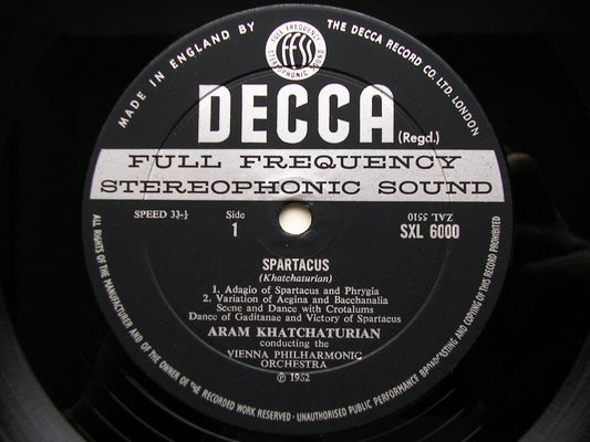 SXL 6000 KHACHATURIAN: SPARTACUS / GAYANEH KHACHATURIAN / VIENNA PHILHARMONIC ED2