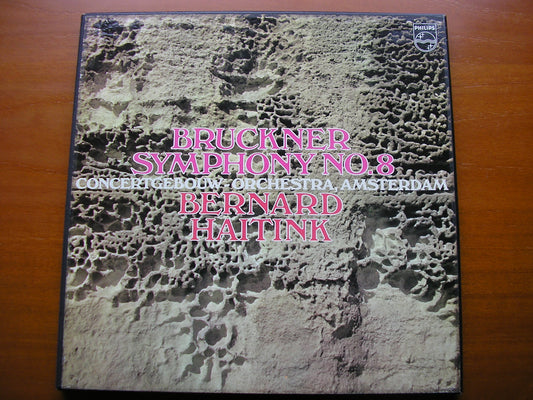 BRUCKNER: SYMPHONY No. 8     BERNARD HAITINK / CONCERTGEBOUW ORCHESTRA     2LP     6700 020