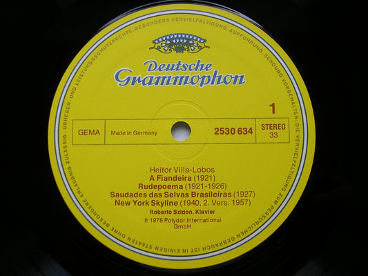 VILLA-LOBOS: PIANO WORKS ROBERTO SZIDON 2530 634