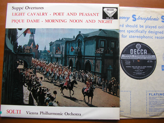SUPPE: FOUR OVERTURES    SOLTI / VIENNA PHILHARMONIC  SXL 2174