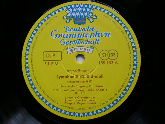 BRUCKNER: SYMPHONY No. 3       JOCHUM / BAVARIAN RADIO SYMPHONY     139 133