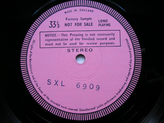 OVERTURE: NICOLAI / SCHREKER / WOLF / WEBER / GOLDMARK / GOETZ NATIONAL PHILHARMONIC ORCHESTRA / ADLER test pressing SXL 6909