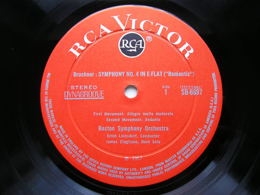 BRUCKNER: SYMPHONY No. 4 'Romantic'     LEINSDORF / BOSTON SYMPHONY     SB 6697