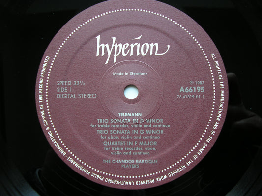 TELEMANN: CHAMBER MUSIC      THE CHANDOS BAROQUE PLAYERS    A66195