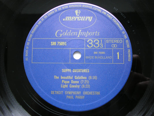 SUPPE: SIX OVERTURES PARAY / DETROIT SYMPHONY SRI 75091
