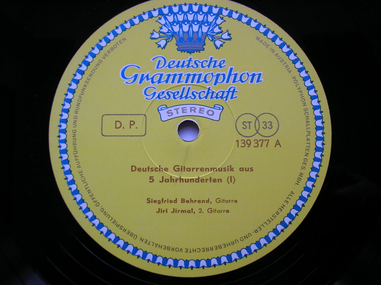 500 YEARS OF GERMAN GUITAR MUSIC BEHREND 139 377