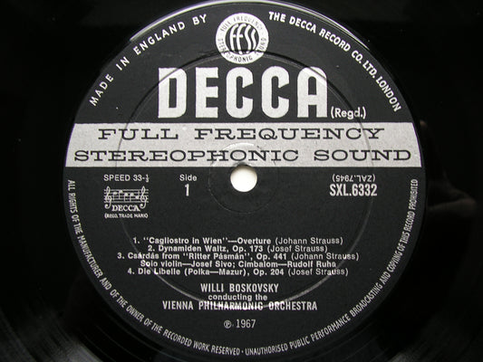 SXL 6332 NEW YEAR'S CONCERT: MUSIC OF JOHANN & JOSEF STRAUSS ED2