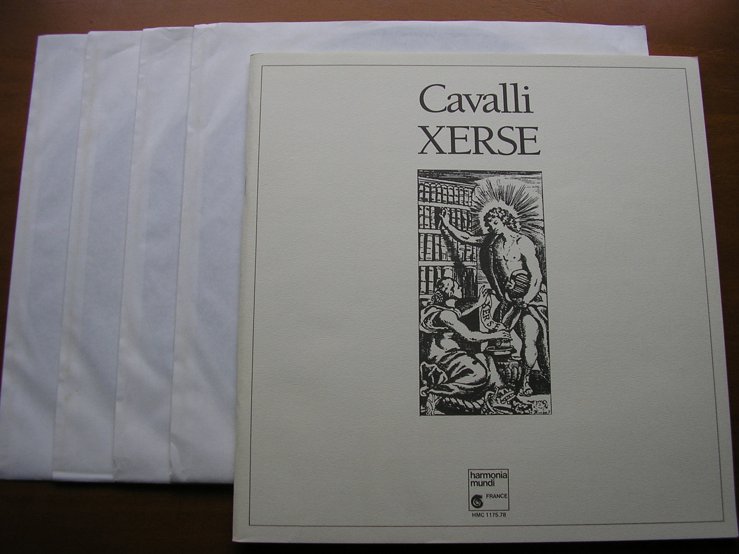 CAVALLI: XERXES JACOBS / NELSON / GALL / POULENARD / DE MAY / ENSEMBLE INSTRUMENTAL / JACOBS 4LP HMC 1175-78
