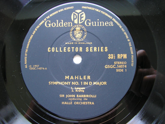 MAHLER: SYMPHONY No. 1 BARBIROLLI / HALLE ORCHESTRA GSGC 14074