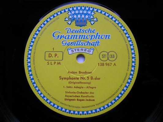BRUCKNER: SYMPHONY No. 5      JOCHUM / BAVARIAN RADIO SYMPHONY     2LP       138 967 / 8