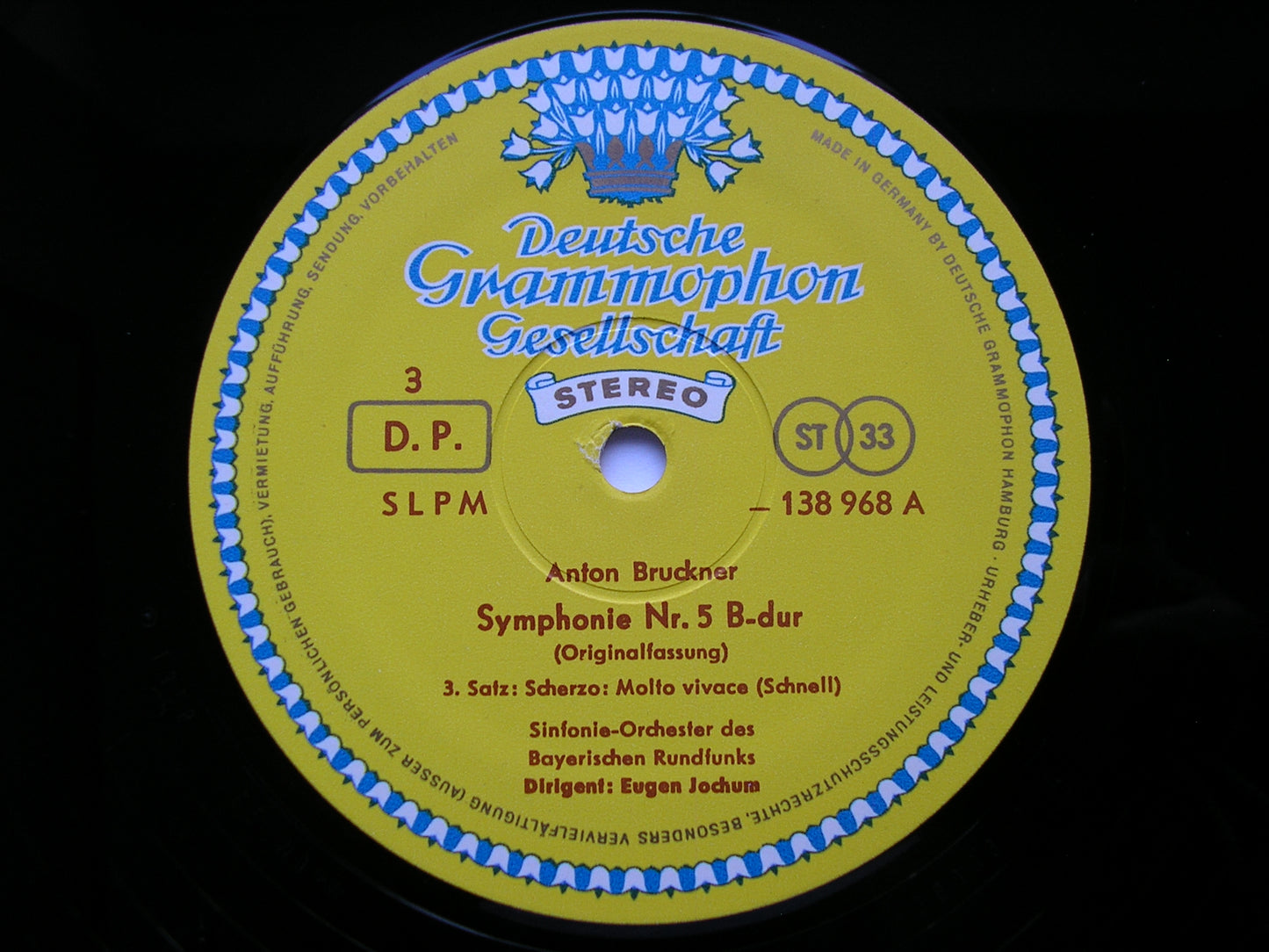 BRUCKNER: SYMPHONY No. 5      JOCHUM / BAVARIAN RADIO SYMPHONY     2LP       138 967 / 8