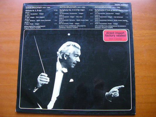 BRUCKNER: SYMPHONY No. 5       KEMPE / MUNICH PHILHARMONIC    2LP      39 22526 - 7