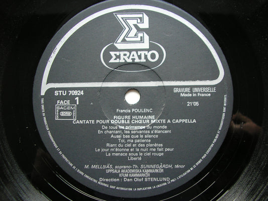 POUENC: FIGURE HUMAINE / MASS in G / FOUR LITTLE PRAYERS STU 70924