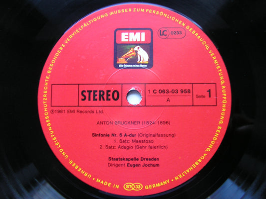 BRUCKNER: SYMPHONY No. 6       JOCHUM / DESDEN STATE ORCHESTRA      ASD 4080