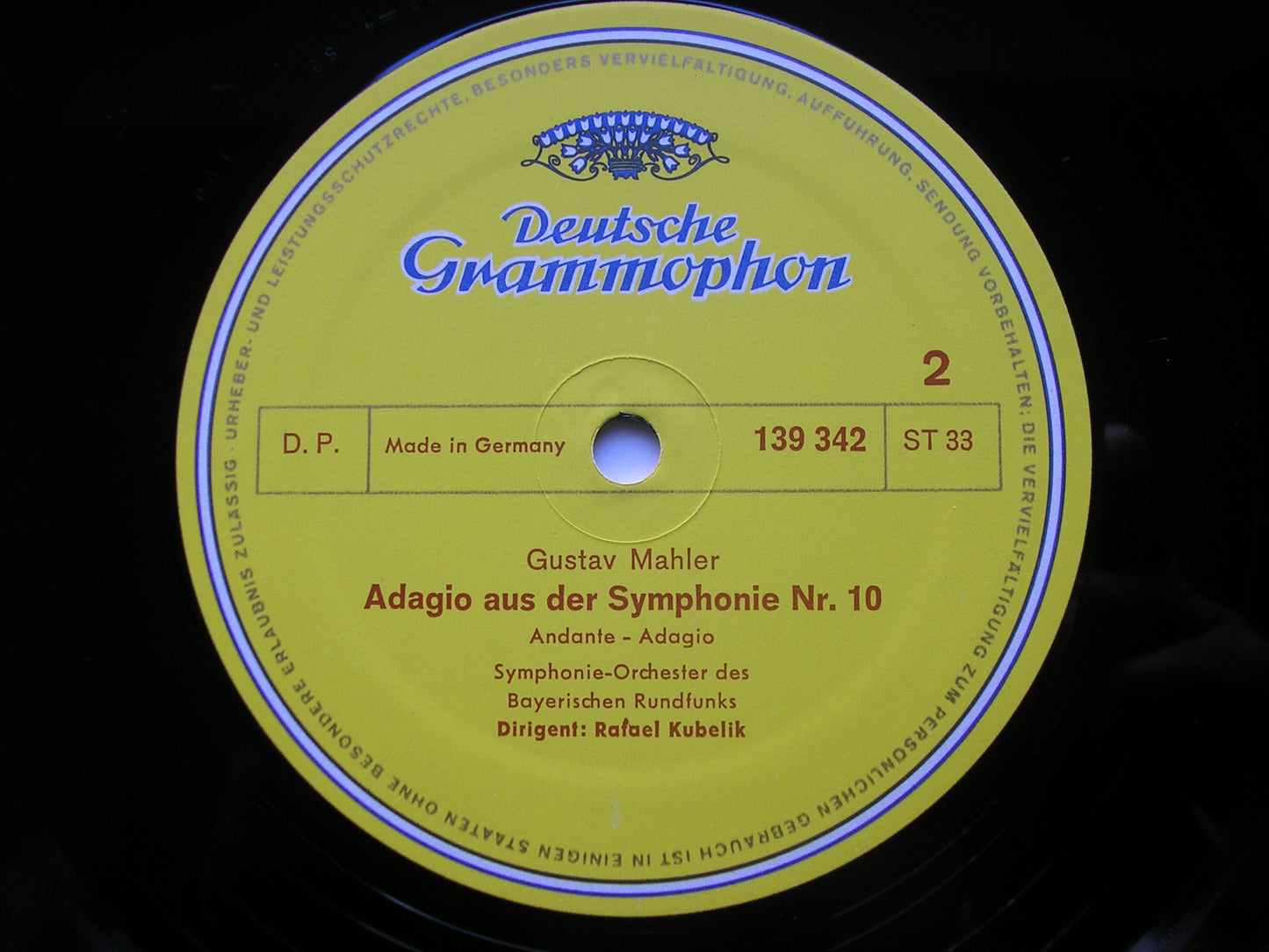 MAHLER: SYMPHONY No. 6 / Adagio from SYMPHONY No. 10 RAFAEL KUBELIK / BAVARIAN RADIO SYMPHONY 2707 037