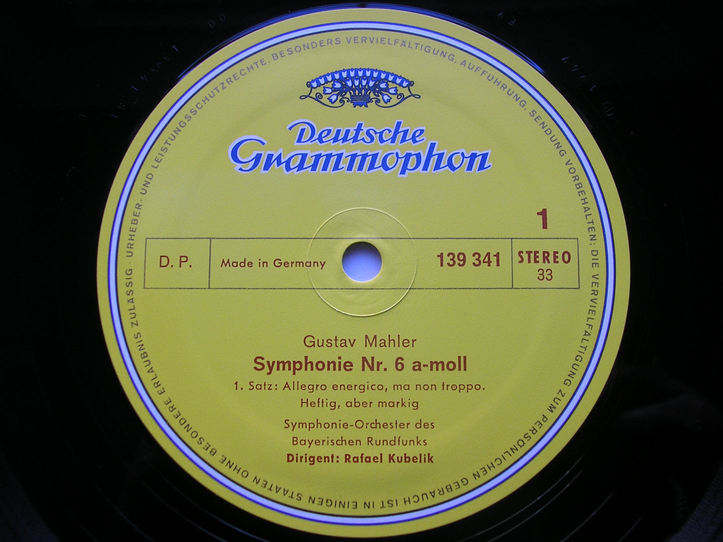MAHLER: SYMPHONY No. 6 / Adagio from SYMPHONY No. 10 RAFAEL KUBELIK / BAVARIAN RADIO SYMPHONY 2707 037