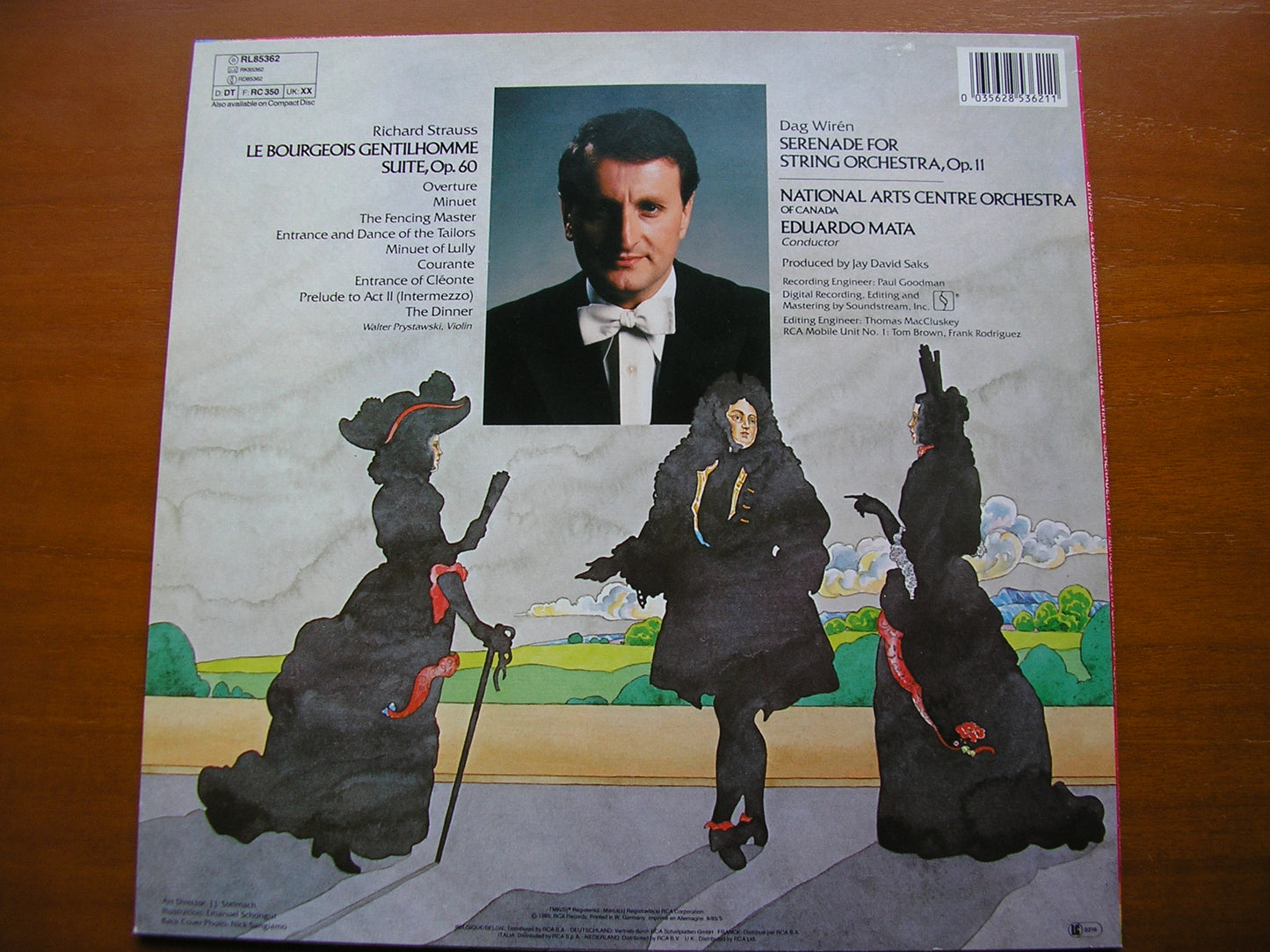 STRAUSS: LE BOURGEOIS GENTILHOMME / WIREN: SERENADE FOR STRINGS MATA / NATIONAL ARTS CENTRE ORCHESTRA OF CANADA RL85362