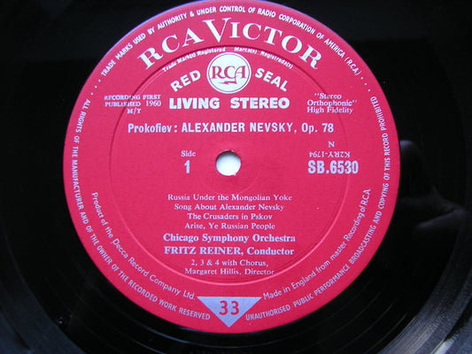 PROKOFIEV: ALEXANDER NEVSKY ELIAS / CHICAGO SYMPHONY / REINER SB 6530